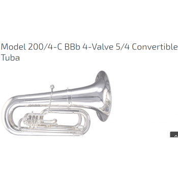 KÈN HOME - Model 200-4-C BBb 4-Valve 5-4 Convertible Tuba